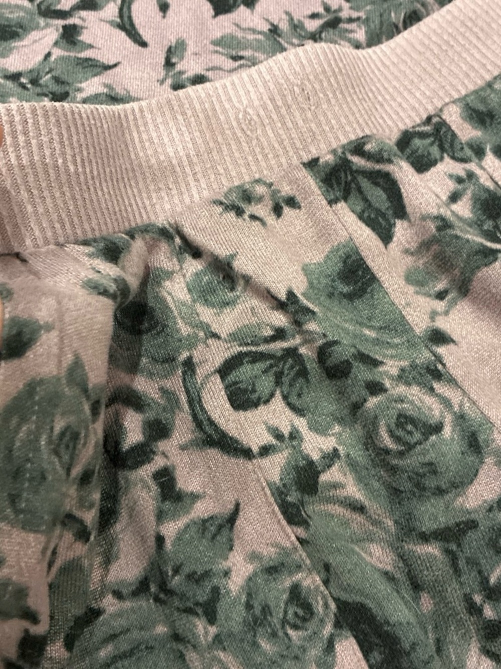 Honeydew Intimates Mauve Black Rose Floral Lounge Set Medium